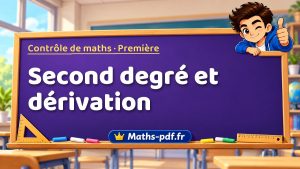 Second degré et dérivation