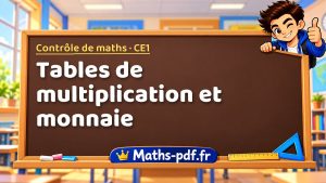 Tables de multiplication et monnaie