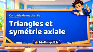 Triangles et symétrie axiale