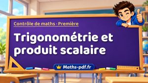 Trigonométrie et produit scalaire