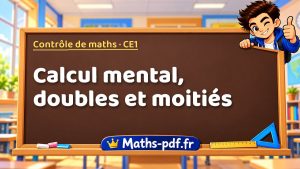 Calcul mental, doubles et moitiés