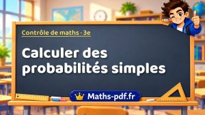 Calculer des probabilités simples