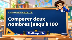 Comparer deux nombres jusqu’à 100