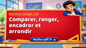 Comparer, ranger, encadrer et arrondir