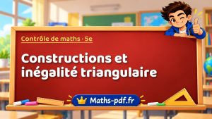 Constructions et inégalité triangulaire