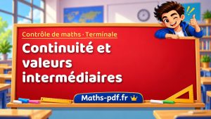 Continuité et valeurs intermédiaires