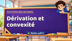 Correction du bac de maths : Dérivation et convexité, exercices des sujets officiels