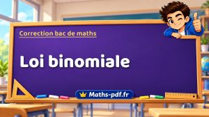 Correction du bac de maths : Loi binomiale, exercices des sujets officiels
