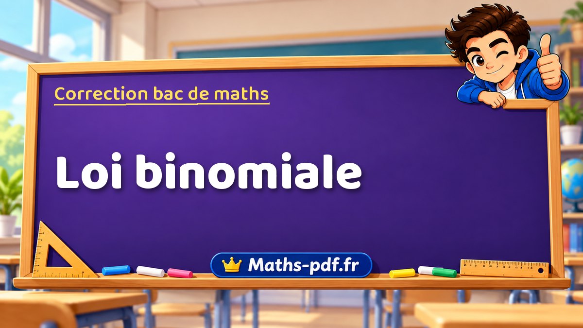 Correction du bac de maths : Loi binomiale, exercices des sujets officiels