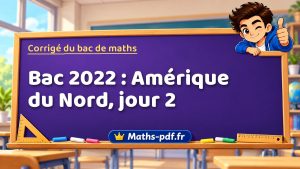 Corrigé du bac de maths 2022 : Amérique du Nord, jour 2