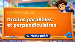 Droites parallèles et perpendiculaires