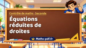 Équations réduites de droites