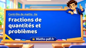 Fractions de quantités et problèmes