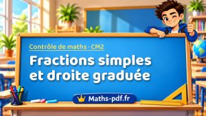 Fractions simples et droite graduée