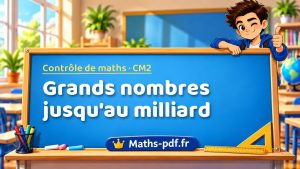 Grands nombres jusqu’au milliard