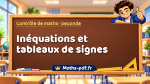 Inéquations et tableaux de signes