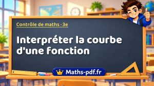 Interpréter la courbe d’une fonction