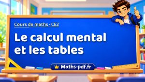 Le calcul mental et les tables