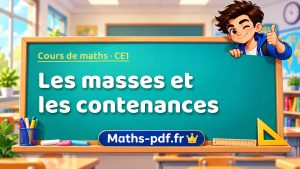 Les masses et les contenances
