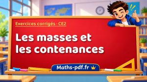 Les masses et les contenances