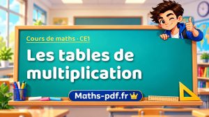 Les tables de multiplication