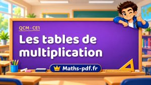 Les tables de multiplication