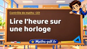 Lire l’heure sur une horloge
