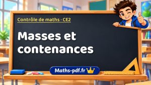 Masses et contenances