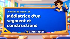 Médiatrice d’un segment et constructions