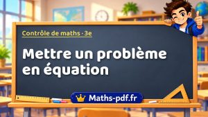 Mettre un problème en équation