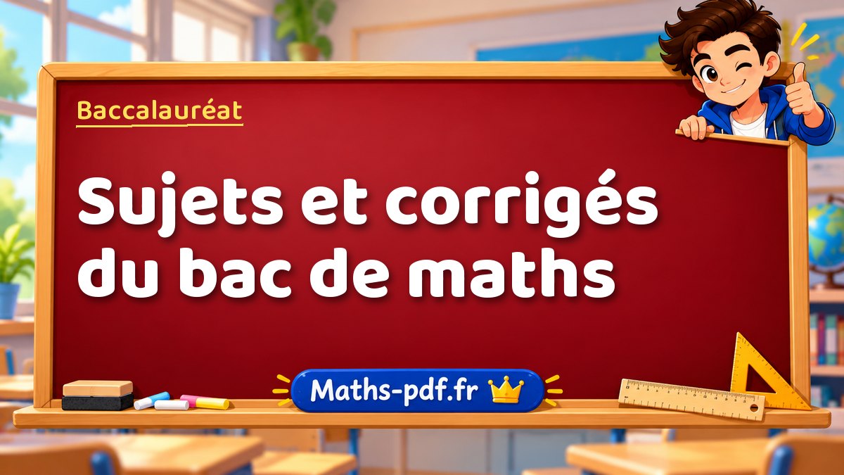 Sujets et corrigés du bac de maths : bac de maths 2027 : sujets et corrigés de la spécialité mathématiques