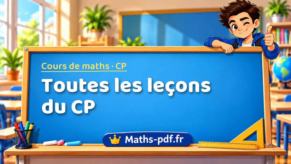 Toutes les leçons du CP : cours de maths en CP à télécharger en PDF ou à imprimer
