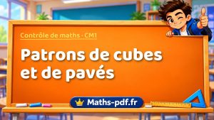 Patrons de cubes et de pavés