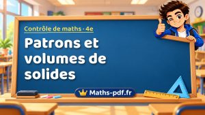 Patrons et volumes de solides