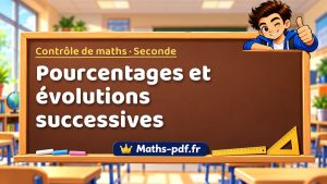 Pourcentages et évolutions successives