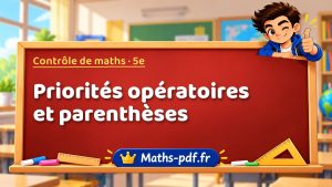 Priorités opératoires et parenthèses