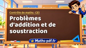 Problèmes d’addition et de soustraction