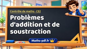 Problèmes d’addition et de soustraction