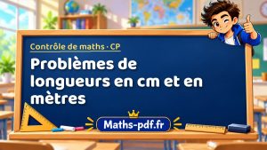 Problèmes de longueurs en cm et en mètres