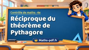 Réciproque du théorème de Pythagore