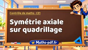 Symétrie axiale sur quadrillage