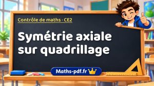 Symétrie axiale sur quadrillage