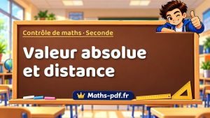 Valeur absolue et distance