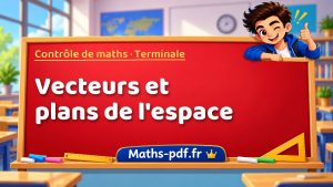 Vecteurs et plans de l’espace