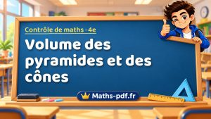 Volume des pyramides et des cônes