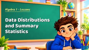 Algebra 1 Data Distributions and Summary Statistics Lesson (Free PDF)