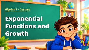 Algebra 1 Exponential Functions and Growth Lesson (Free PDF)