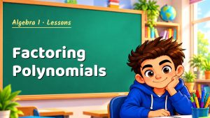 Algebra 1 Factoring Polynomials Lesson (Free PDF)