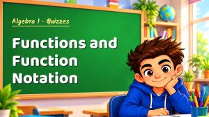 Algebra 1 Functions and Function Notation Quiz: 10 Questions with Explanations