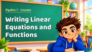 Algebra 1 Writing Linear Equations and Functions Lesson (Free PDF)